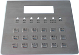 MT-B147NK-AC-18-BL Антивандальная металлическая клавиатура с защитой ip65