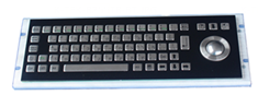 MT-B255-MTB-BT Металлическая клавиатура под черный титан