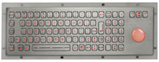 MT-A392CTB-NK-BL Металлическая клавиатура с подсветкой