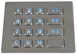 MT-A120NK-AC-BL Антивандальная металлическая клавиатура с защитой ip65